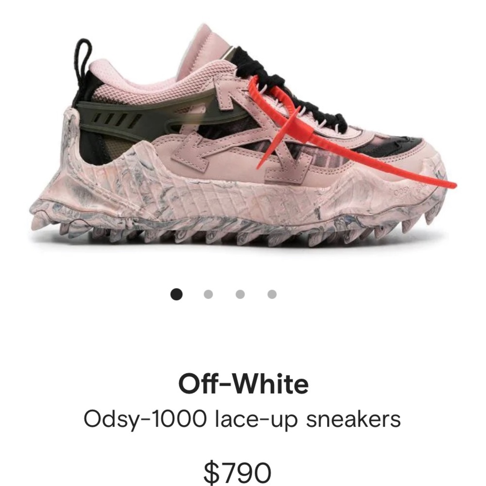 Off White Odsy-1000 lace-up sneakers
make reasonable offers 💞